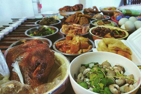 拜祖先用几杯酒几碗饭