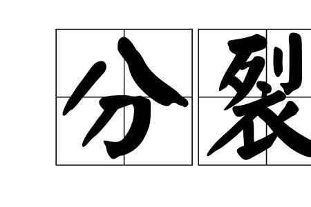 分裂的表情什么意思