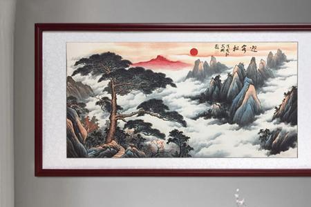 山水画挂在餐厅合适吗