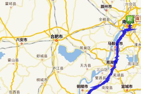 安庆和南京的地理位置