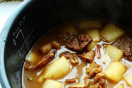 牛肉炖白萝卜的做法