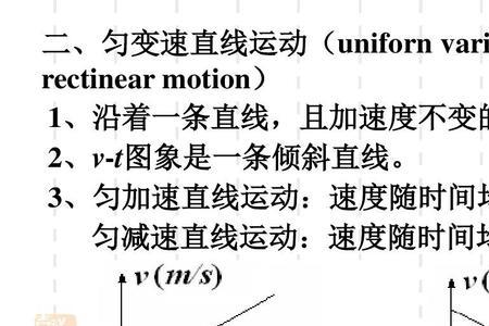 物理里速度时间距离的推导