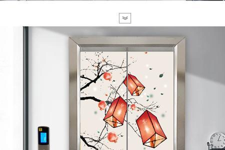 电梯门贴纸物业管吗