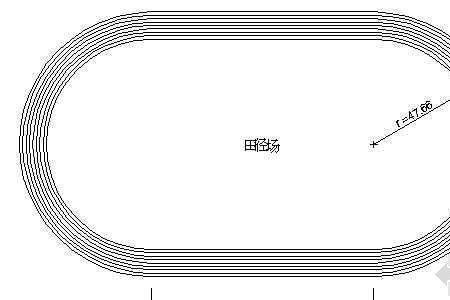 300米跑道400米起点线画哪里