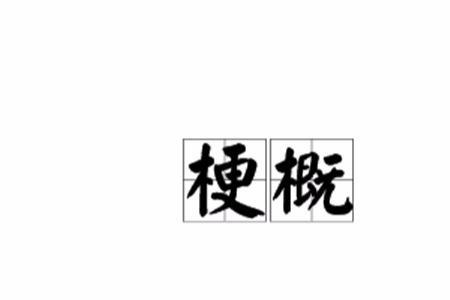 梗概与大概的区别