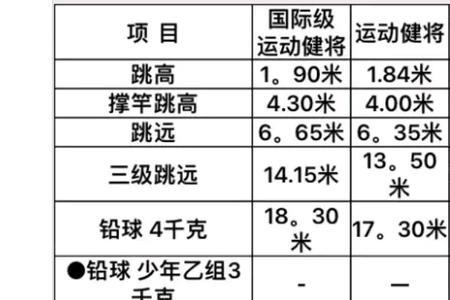 300米三级运动员标准
