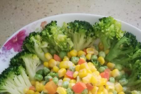 炒西兰花里面的黄豆子是什么
