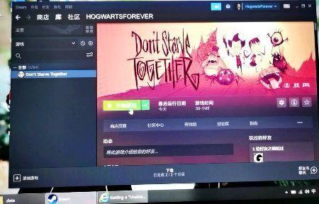 steam饥荒联机版怎么改全屏