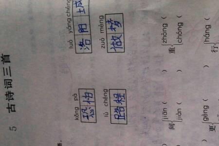 取的多音字组词