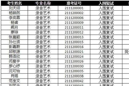 四川艺术联考录音艺术考哪些