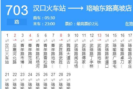武汉817公交线路