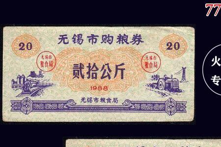 粮票10万元1张