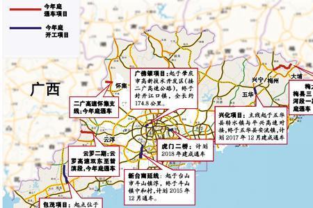 广东东莞到广西南宁途径哪里
