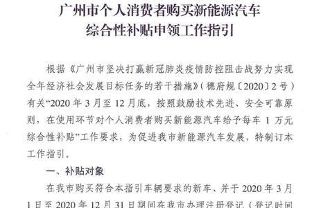 广州买新能源车流程