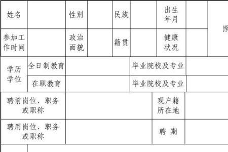 聘用登记表是什么