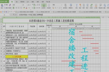 project如何显示横道图的网格