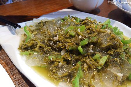 上海粉皮炒咸菜的做法