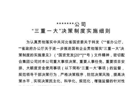 三重一大材料都有哪些