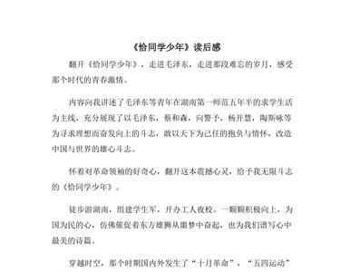 恰同学少年一共多少页