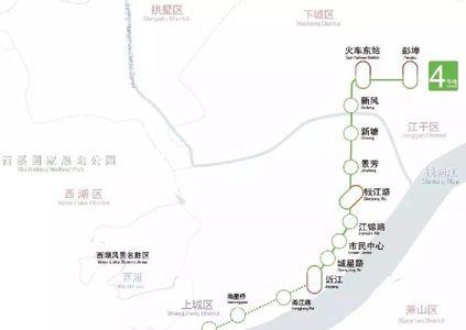 杭州4号线西延线站点