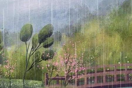 关于生日这天下雨的优美诗句