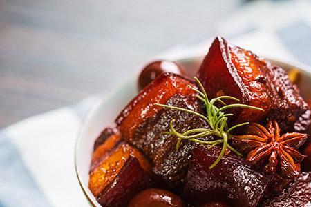 红焖肉甜口的做法