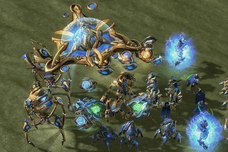 星际争霸1中神族怎么造兵和飞机
