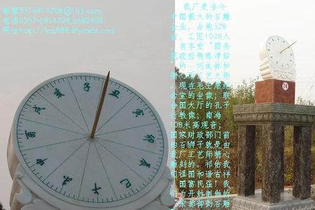 不同地点日晷的时间相同吗