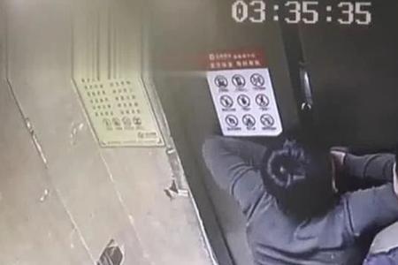电梯有水声危险么
