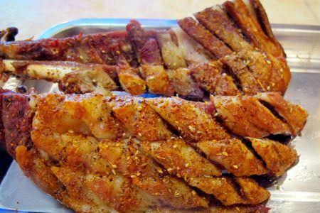 烤鸭炉怎样烤羊排羊腿