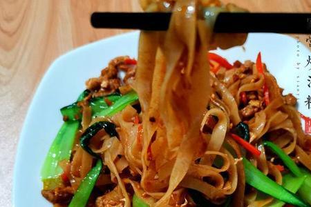 正宗炒河粉怎么做