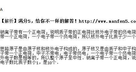 一个羟基有几个中子