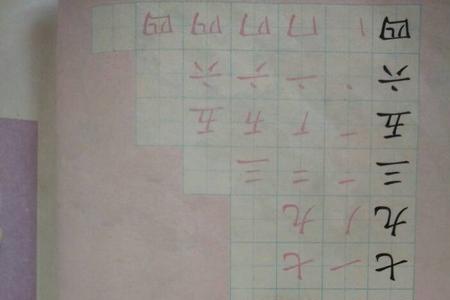 禾木旁在田字格怎么写