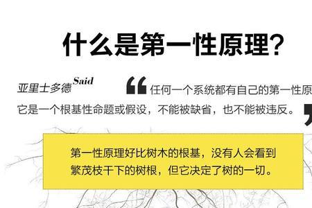 第一线原理是什么意思