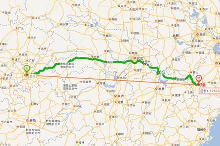 上海直线距离重庆有多远