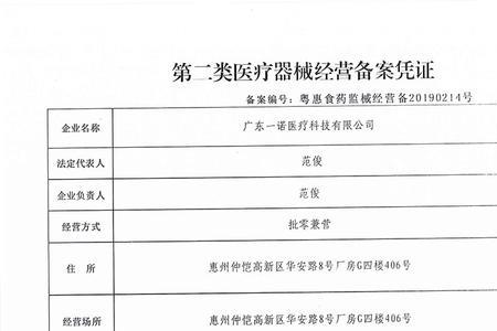 一类医疗器械需要去药监备案吗