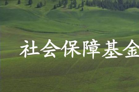 简述社会保障基金的管理模式