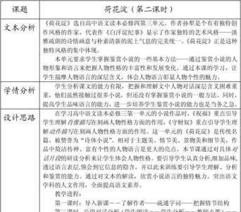 荷花淀可以分哪四个小标题