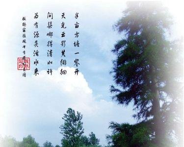 清如许诗词原文