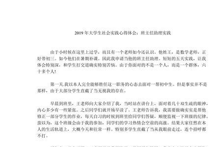 班主任社会实践内容怎么写