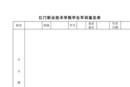 军训鉴定表不在档案里怎么办