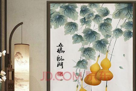 两个卧室门中间挂什么画好看