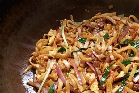 炒细河粉家常做法