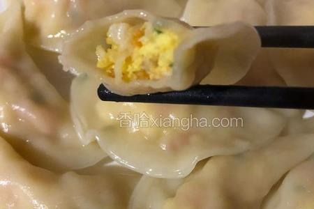 瑶柱韭菜鸡蛋饺子的做法