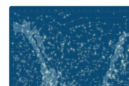 夏季星座位置分布图