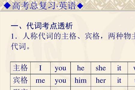 students 的宾格
