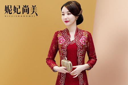 上海喜婆婆婚礼服装哪里有租的