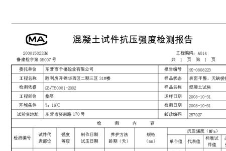 混凝土报告有哪些