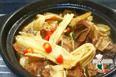 砂锅腐竹的家常做法