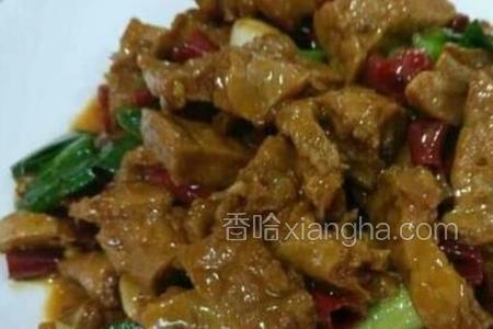 爆炒猪肺的正宗做法王刚